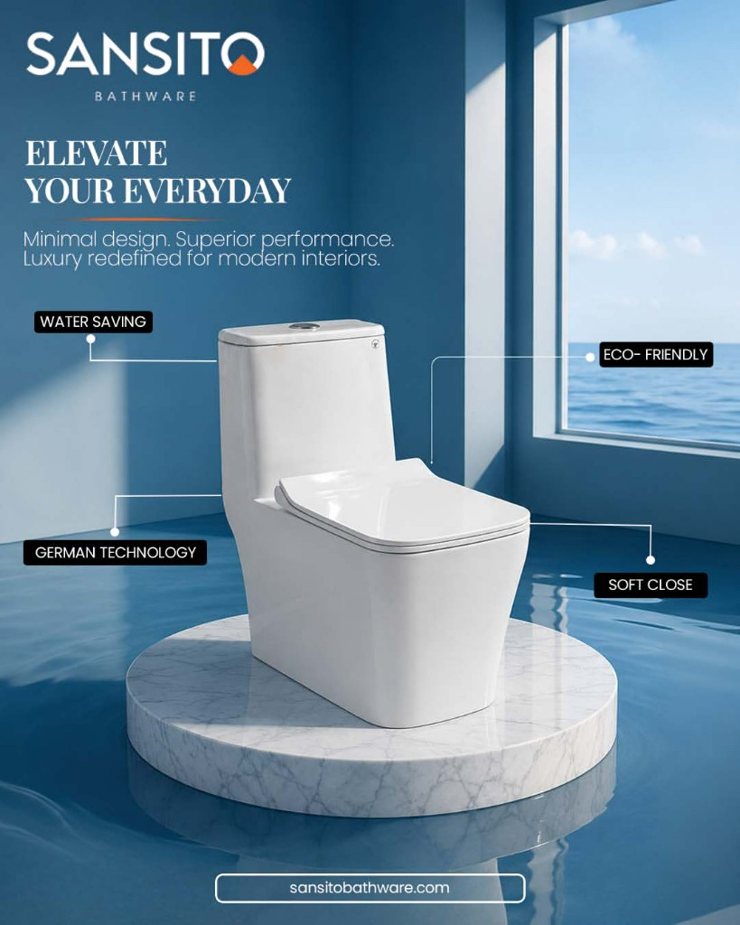 Premium bathware product social media creative